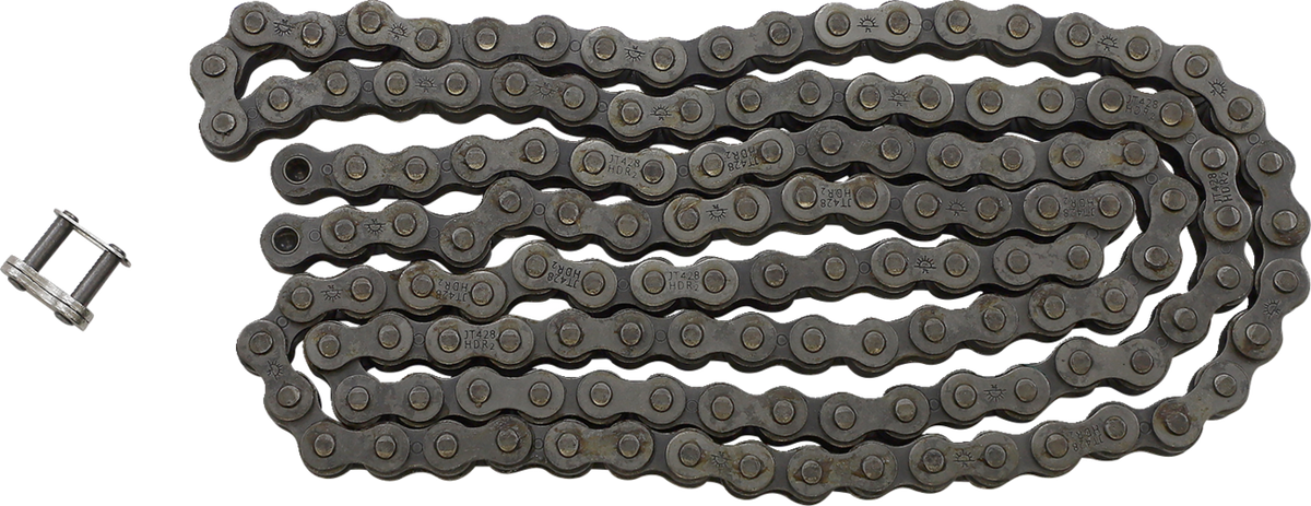 JT CHAINS JTC428HDR136SL 428 HDR - Heavy Duty Drive Chain - Steel - 136 Links | Adventure/Off-Road