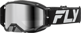 Zone Elite Goggle Black/Silver W/ Silver Mirror/Smoke Lens - Cycle City Outdoors