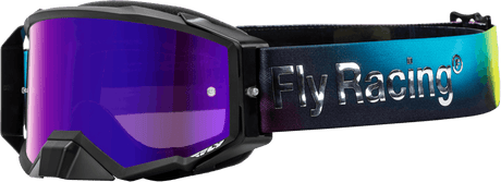 Zone Elite Legacy Goggle Fuschia/Elec Blu/Hi Vis W Lens - Cycle City Outdoors