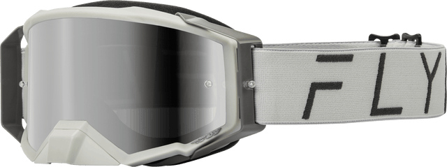 Zone Pro Goggle Grey W/ Grey Mirror/Smoke Lens - Cycle City Outdoors