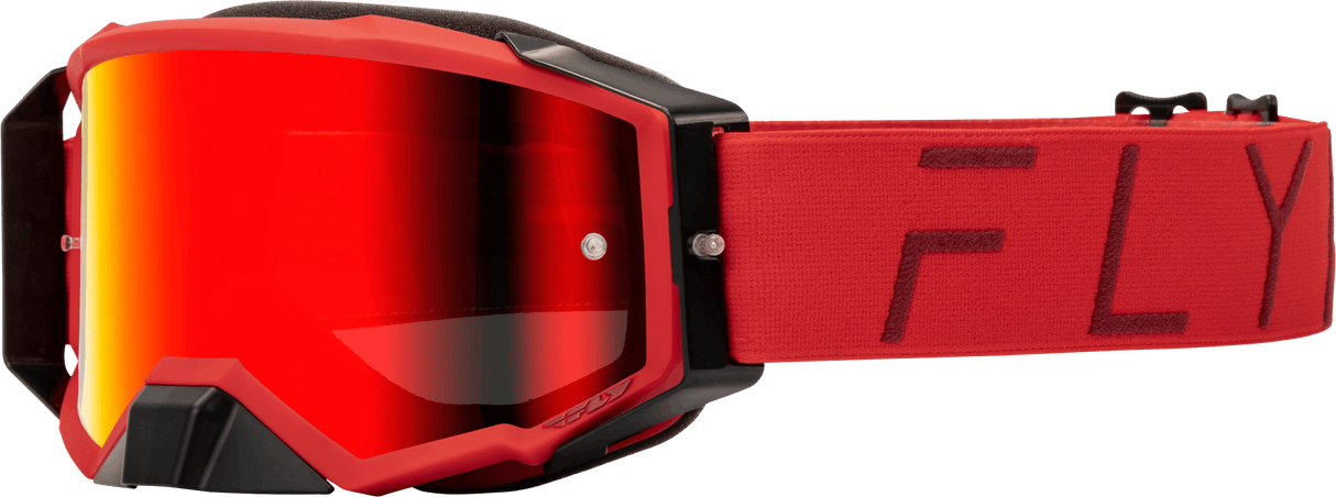 Zone Pro Goggle Red W/ Red Mirror/Smoke Lens - Cycle City Outdoors