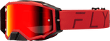 Zone Pro Goggle Red W/ Red Mirror/Smoke Lens - Cycle City Outdoors