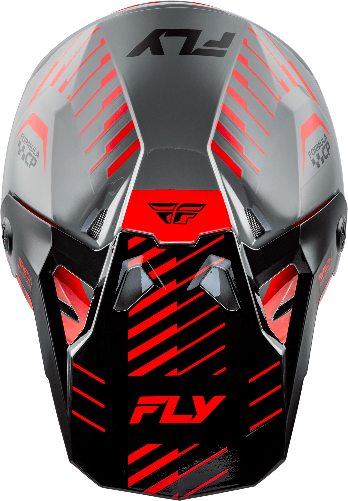 Youth Formula Cp Slice Helmet Grey/Red/Black Yl - Cycle City Outdoors