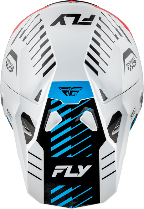 Formula Cp Slice Helmet White/Red/Cyan 2x - Cycle City Outdoors