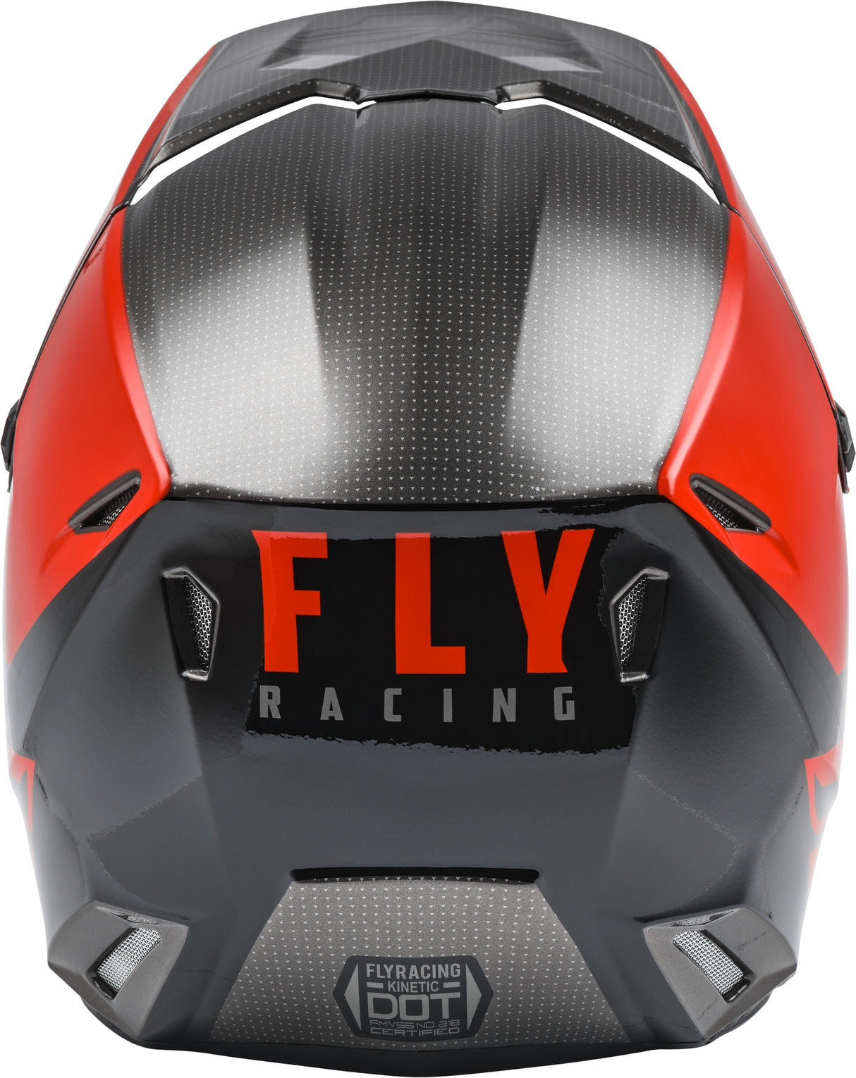 Youth Kinetic Straight Edge Helmet Red/Black/Grey Ys - Cycle City Outdoors