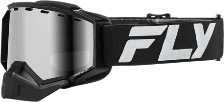 Zone Elite Snw Goggle Blk/Slvr W/ Sil Mirr/Polarized Smk Lens - Cycle City Outdoors