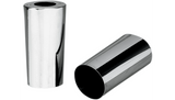DRAG SPECIALTIES Fork Slider Covers - Chrome - Smooth - Stock Length - Replacement OEM Number 45964-86 74537