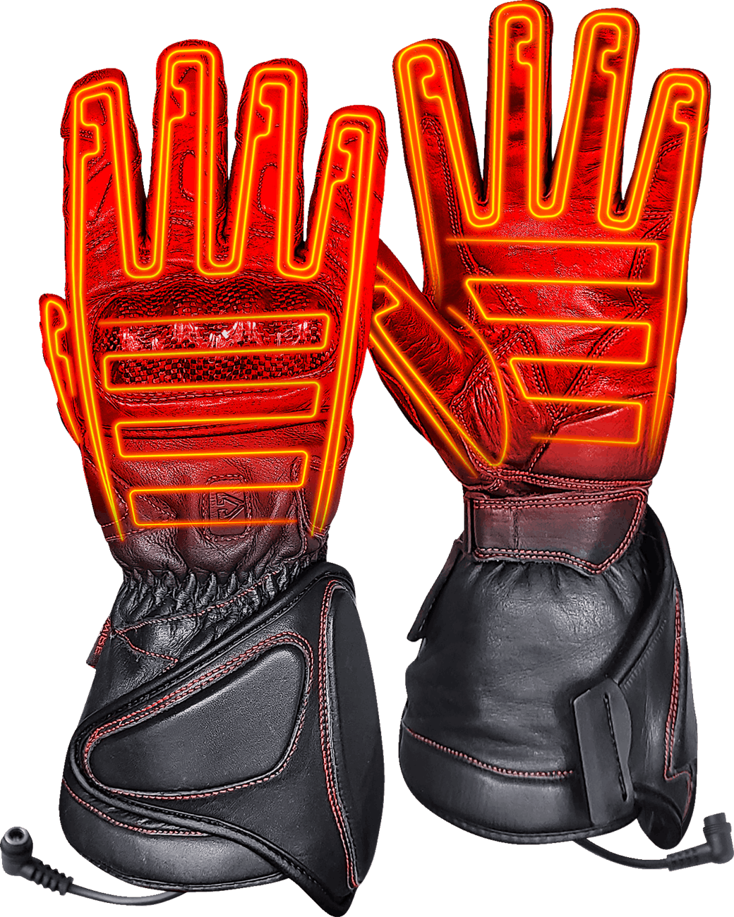 GERBING HEATED CLOTHING 12V Extreme Hard Knuckle Heated Gloves - Black - Small GEREXGL12VBS