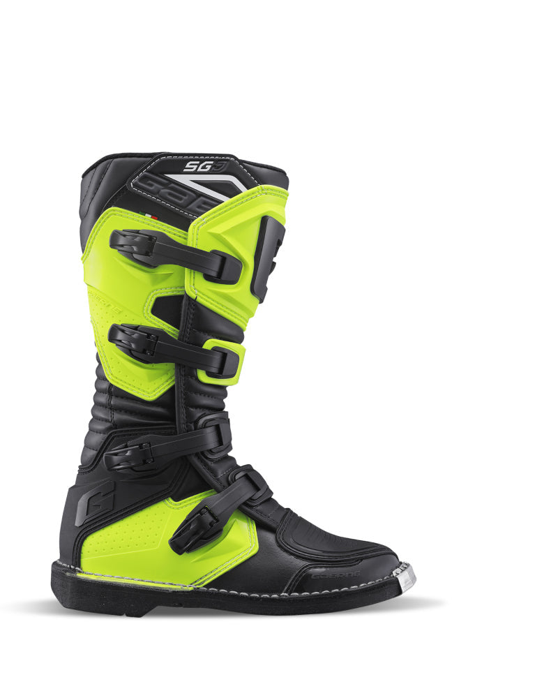 Gaerne SGJ Boot Fluorescent Yellow Size - Youth 5 - Cycle City Outdoors