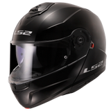 LS2 Strobe II Modular Helmet | Solid | Matte Black, Gloss Black & Gloss White | XS–5XL | 908-1011