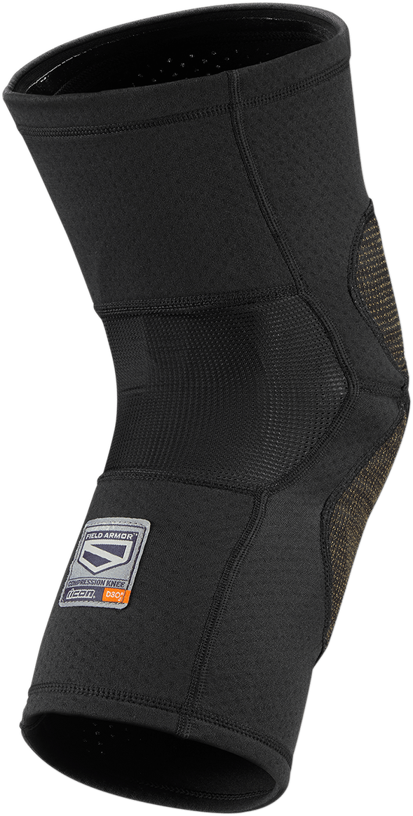 ICON Field Armor™ Compression Knee Guards - Black - Large 2704-0502