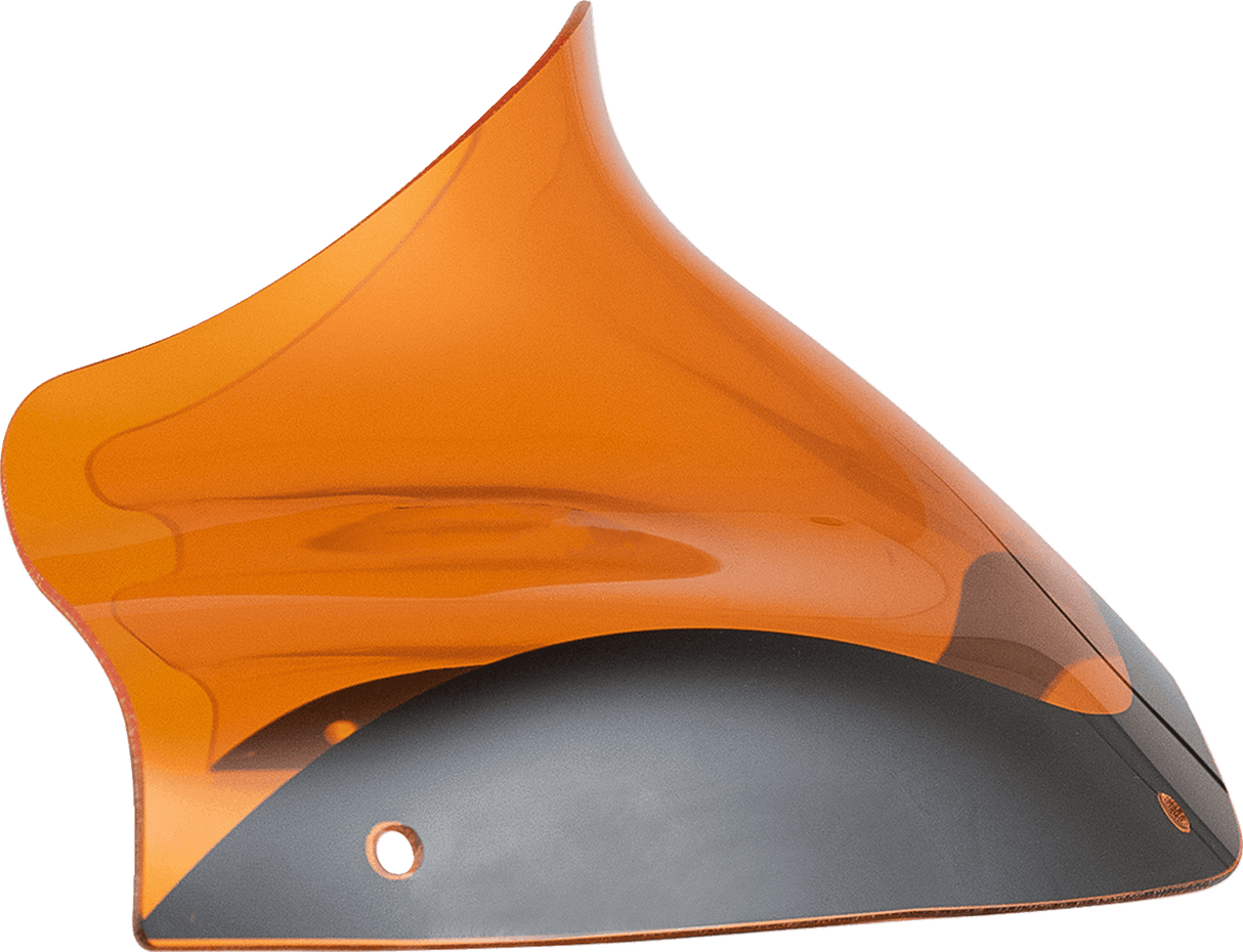 KLOCK WERKS Kolor Flare* Windshield - 8" - Orange - FLTR KWW-01-0689