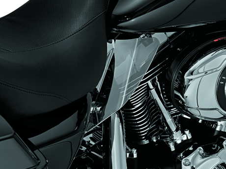 Kuryakyn Saddle Shields Heat Deflectors 08 Touring Smoke - Cycle City Outdoors