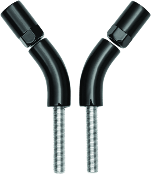 Kuryakyn Mirror Stem 3in Outward Extenders Black - Cycle City Outdoors