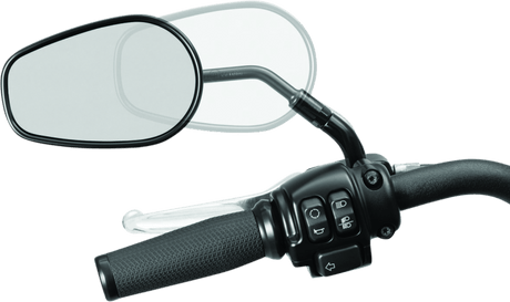 Kuryakyn Mirror Stem 3in Outward Extenders Black - Cycle City Outdoors