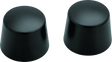 Kuryakyn Front Axle Nut Caps Satin Black - Cycle City Outdoors