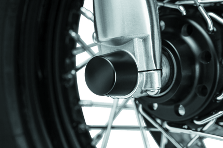 Kuryakyn Front Axle Nut Caps Satin Black - Cycle City Outdoors