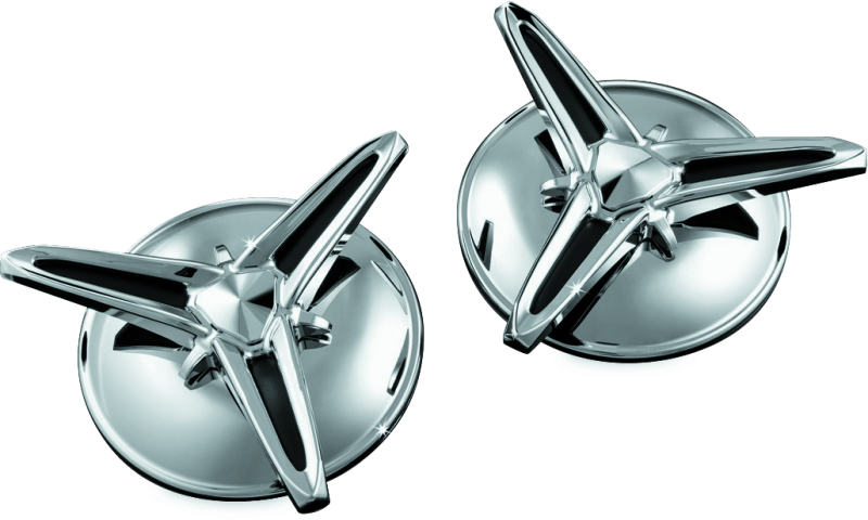 Kuryakyn Knock-Off Center Caps For Trikes Chrome - Cycle City Outdoors