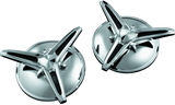 Kuryakyn Knock-Off Center Caps For Trikes Chrome - Cycle City Outdoors