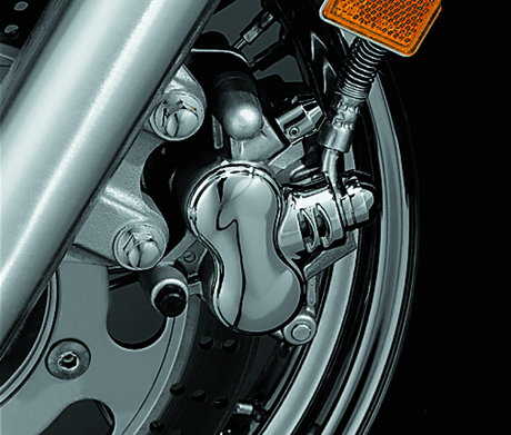Kuryakyn Front Caliper Cover Metric Chrome - Cycle City Outdoors