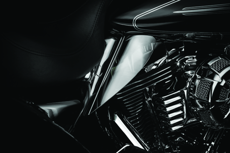 Kuryakyn Saddle Shields Heat Deflectors 09-Up Touring Smoke - Cycle City Outdoors