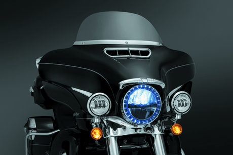 Kuryakyn Smooth Windshield Trim 14-Up Touring Chrome - Cycle City Outdoors