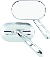 Kuryakyn Magnum Mirrors Small Flat Glass Chrome - Cycle City Outdoors
