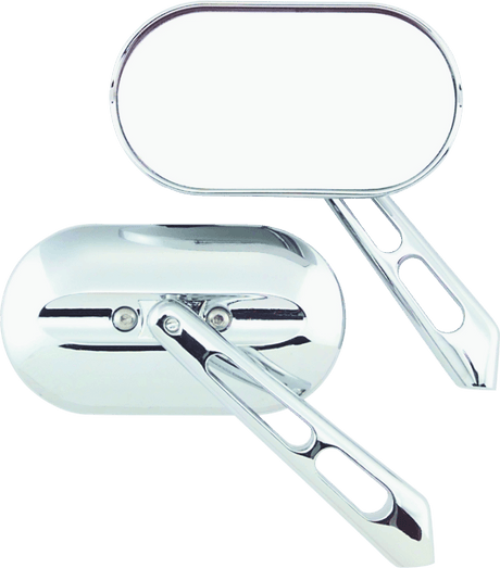 Kuryakyn Magnum Mirrors Small Flat Glass Chrome - Cycle City Outdoors