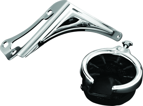 Kuryakyn Passenger Drink Holder With Basket 98-13 Touring Right Side Chrome - Cycle City Outdoors