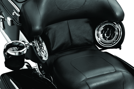 Kuryakyn Passenger Drink Holder With Basket 14-Up Touring Right Side Chrome - Cycle City Outdoors