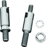 Kuryakyn Raised Mirror Adaptors Metric Models (Excluding Yamaha) Chrome - Cycle City Outdoors