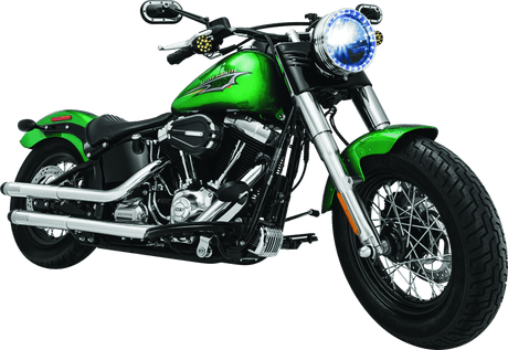 Kuryakyn Heavy Industry Mirrors Satin Black & Chrome - Cycle City Outdoors