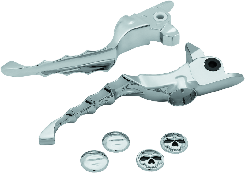 Kuryakyn Zombie Lever Set 17-Up Touring Chrome - Cycle City Outdoors