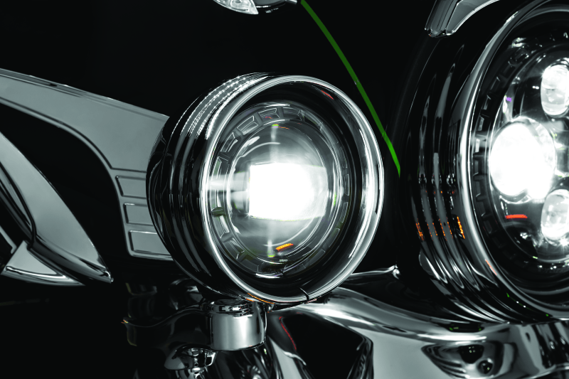 Kuryakyn Orbit 4-1/2in Passing Lamps Black - Cycle City Outdoors