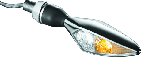Kuryakyn Rhombus Front Right White/Amber Chrome - Cycle City Outdoors