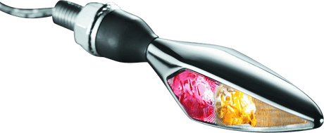 Kuryakyn Rhombus Rear Right Red/Red/Amber Chrome - Cycle City Outdoors