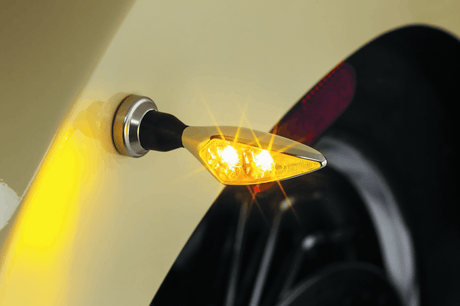 Kuryakyn Rhombus Amber Front Left/ Right Rear Chrome - Cycle City Outdoors