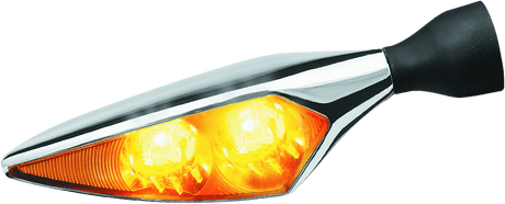 Kuryakyn Rhombus Amber Front Left/ Right Rear Chrome - Cycle City Outdoors