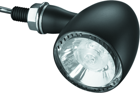 Kuryakyn Bullet 1000 White/Amber Clear Lens Satin Black - Cycle City Outdoors