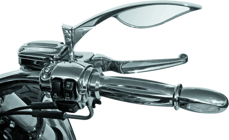 Kuryakyn Bl 1000 7/8-1in Handlebars With Hollow Ends White/Amber Chrome - Cycle City Outdoors