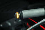 Kuryakyn Bl 2000 7/8-1in Handlebars With Hollow Ends Amber Satin Black - Cycle City Outdoors