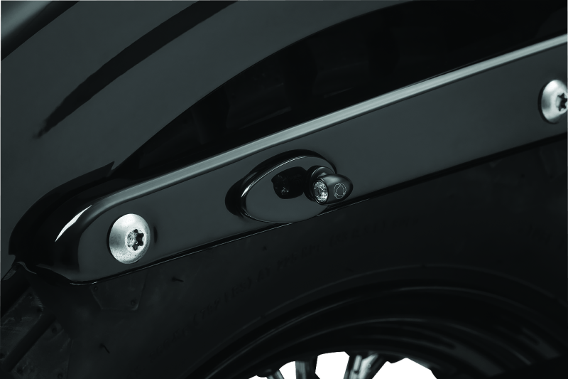 Kuryakyn Fender Strut Cover Plates Gloss Black - Cycle City Outdoors