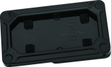 Kuryakyn Nova Side Mount License Plate Frame Gloss Black - Cycle City Outdoors