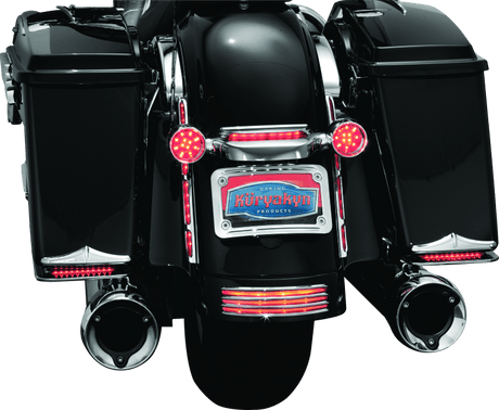Kuryakyn L.E.D. Turn Signal Bar Filler Panel Red - Cycle City Outdoors