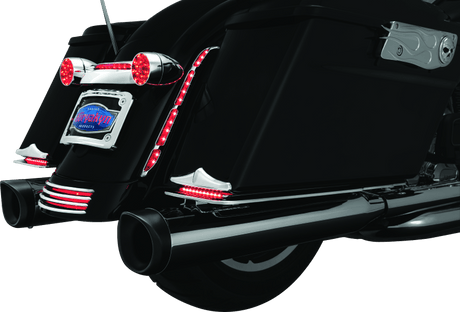Kuryakyn L.E.D. Turn Signal Bar Filler Panel Red - Cycle City Outdoors