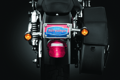 Kuryakyn License Plate Turn Signal & Marker Light Mount Chrome - Cycle City Outdoors