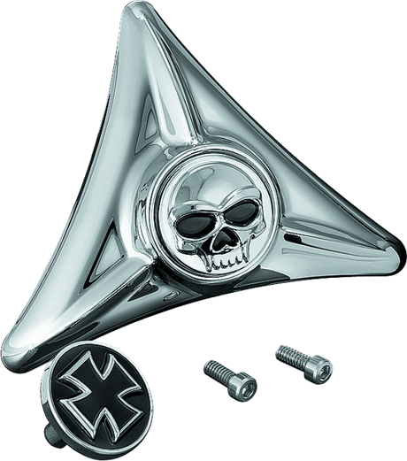 Kuryakyn License Plate Mounting Hole Covers Zombie Chrome - Cycle City Outdoors