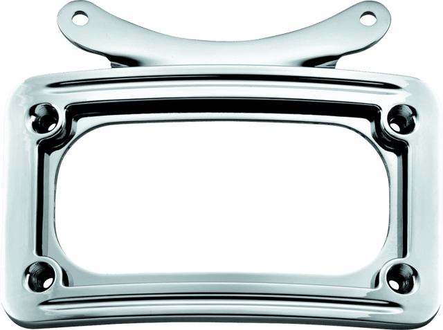 Kuryakyn Curved License Plate Frame Chrome - Cycle City Outdoors