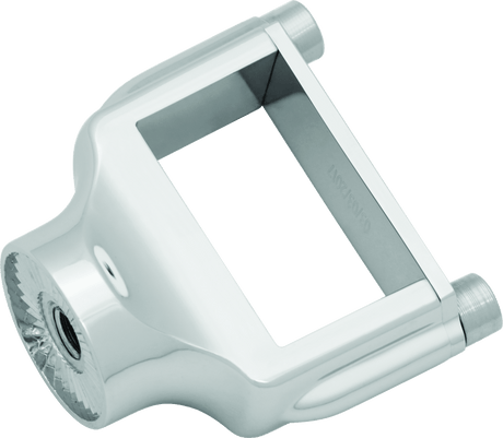 Kuryakyn Side Mount License Plate Holder Clamp 86-23 XL Models Chrome - Cycle City Outdoors