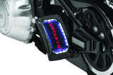 Kuryakyn Nova Curved Vertical Mount Side License Plate Holder Gloss Black - Cycle City Outdoors